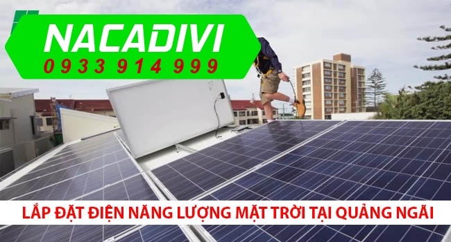 Lắp đặt điện mặt trời tại Quảng Ngãi