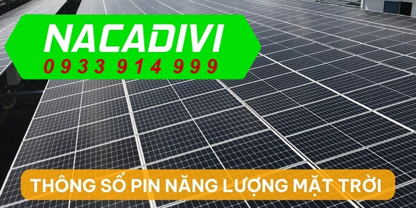 Thông số pin năng lượng mặt trời