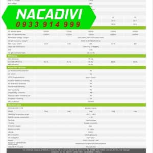 Inverter Growatt 15kW 3 Pha MOD 15KTL3-X