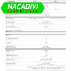 Biến tần Sungrow 15kW | Inverter Sungrow SG15KTL-M Biến tần Sungrow 15kW | Inverter Sungrow SG15KTL-M