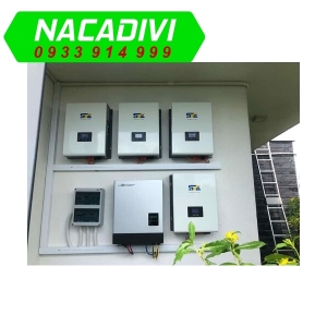 Pin lưu trữ SVE 5000WM 51.2V-100Ah treo tường Pin lưu trữ SVE 5000WM 51.2V-100Ah treo tường