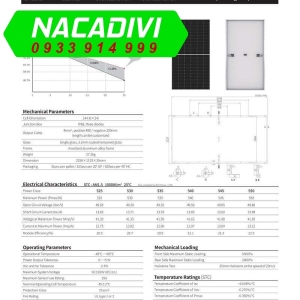 Tấm pin LONGi 540 Wp